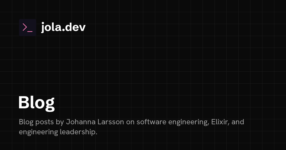 Blog | jola.dev